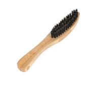 Hohopeti 2 pièces Brosse à Barbe Poils Doux Longue Poignée Portable pour Homme Accessoire Coiffage Visage Brosse Démêlante Compacte pour Entretien Barbe et Application Huile