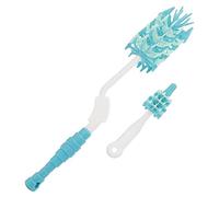 Hohopeti 2 Pièces brosse de nettoyage de bouteille nettoyant pour bouteilles d'eau goupillon sucette nettoyeur d'eau nettoyant gobelet en silicone nettoyeur de biberons Gel de silice Blue