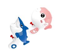 Hohopeti 2 Pièces Jouets de à Eau Animaux Requin et Poisson Lyre Jouets de Plage pour Garçon Fille Améliore Coordination et Jeux Deau Plein Air