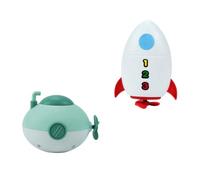 Hohopeti 2 pièces Jouets de Bain sous-Marins pour Garçon Fille Sûr Forme Ludique Stimulation Flottabilité Jeu de Éducatif pour Garçons et Filles