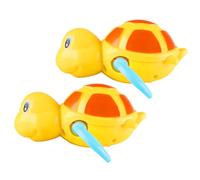 Hohopeti 2 Pièces Jouets de Bain Tortue Flottante pour Garçon Fille Lot de Jeux de Bain Amusants et Sécurisés pour Tout-Petits pour Bassin et Piscine