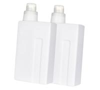 Hohopeti 2 pièces Lot de Bouteilles Vides Rechargeables pour Détergent Liquide Contenants Fuite pour Lessive Gel Liquide Adaptés Maison et Hôtel