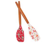 Hohopeti 2 Pièces Lot de Grattoirs Silicone pour Pâtisserie de Noël Spatules Souples pour Gâteau et Crème Outils de Cuisson et Multifonctions pour Cuisine et Pâtisserie