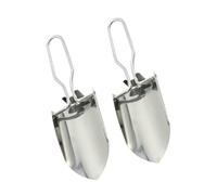 Hohopeti 2 pièces Mini Pelle Jardin Acier Inoxydable Outil Léger Multifonction pour Plantation et Désherbage Set de Pratique pour Jardinage Extérieur