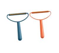 Hohopeti 2 pièces Mini Rasoir Vêtements pour Enlever Poils et Peluches Double Face Rasage et Lissage Portable et Écologique pour Maison et Voyage
