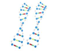 Hohopeti 2 Pièces Modèle Adn Double Hélice Kit Éducatif pour Chimie et Génétique pour Apprentissage Pratique des Altérations Génétiques Outil Pédagogique pour Écoles et Centres de Recherche