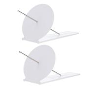 Hohopeti 2 pièces Modèle Cadran Solaire DIY Horloge Équatoriale Scientifique Portable Instrument Observation Ombres pour Apprentissage et Cadeau Éducatif