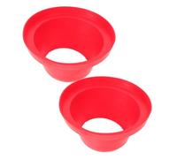 Hohopeti 2 pièces Protections Enceinte de Voiture Silicone Housse Étanche Résistante à Usure Set de Caches pour Haut-parleurs de Portières Protection Audio