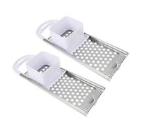 Hohopeti 2 pièces Râpe à Spaetzle Acier Inoxydable Outil Pratique pour Pâtes et Gnocchis Maison Sécurisé et Simple Utilisation Adapté Cuisine Familiale et Professionnelle