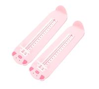 Hohopeti 2 Pièces Règle de Mesure Pied Garçon Fille Ans Dispositif Plastique Durable pour Pied et Intérieur Chaussure Guide Achat Chaussures Garçon Fille