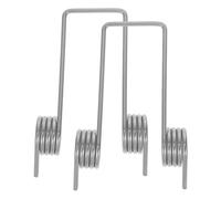 Hohopeti 2 pièces Ressort de Torsion Métallique pour Couvercle de Poubelle Petit Accessoire de Remplacement Détachées Robustes pour Boîte à Ordures Ressort Compact et Résistant à Usure