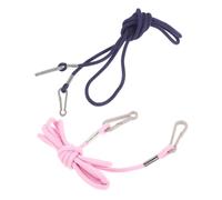 Hohopeti 2 pièces Sangles Élastiques pour Moufles Garçon Fille Attache-Cordon De Sécurité pour Accessoires Hiver Support Suspendu Résistant Et Confortable Bleu Marine Rose