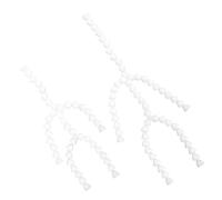 Hohopeti 2 pièces Squelette pour Poupée Mobile Cadre Rotatif Plastique Accessoires pour Peluches et Jouets Compatible Poupées Kit de Parties pour Marionnettes