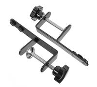 Hohopeti 2 pièces Support de Bureau Réglable Fer Serre-joint à Pince C pour Tableau Perforé Accessoires de Rangement pour Outils et Fournitures de Bureau