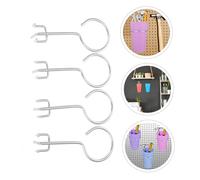 Hohopeti 2 Pièces Support Mural pour Tasses Crochets pour Rangement Panneau Perforé Anneaux Robustes pour Organisation Cuisine et Bar