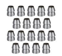 Hohopeti 20 Cales Métalliques Coniques pour Manche de Marteau, Diamètre 8 Mm, Lot de 20 Pièces en Fer Robuste, Coins de Poignée pour Fixation et Renfort, Outil Jardinage et Bricolage