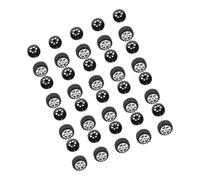 Hohopeti 20 Ensembles Rc Car Wheels and Axles Replacement Plastic Tires for Scale Toy Vehicle Models Easy Installation Car Plaything Parts