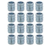 Hohopeti 20 pièces Connecteurs de Rack Métalliques avec Écrou Support pour Étagères Filaires Coupleur à Double Filetage pour Extension Modulaire de Rayonnages Industriels et Commerciaux