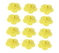 Hohopeti 20 pièces Fleurs de Remplacement pour Mangeoire Oiseaux Plastique Jaune Faciles à Assembler et Nettoyer Accessoires pour Mangeoire Extérieure
