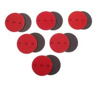 Hohopeti 20 Pièces Kit de Ponçage, Grains 240 à 5000, Rouge | Sponge Ronde, Assortiment Complet de Pads, pour Bowling et Usage à Domicile, Joueurs Loisir ou Ligue