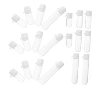 Hohopeti 20 pièces Lot de Flacons Verre à Fond Rond pour Liquides Bouteilles Rechargeables Vides avec Bouchon Étanche Contenants de Voyage pour Huiles Essentielles et Sérums Design Élégant