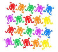 Hohopeti 20 pièces Lot Jouets Amphibien Sauteur Plastique Amusants pour Garçon Fille à Presser Compact et Léger pour Fêtes et Activités Intérieures et Extérieures