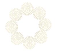 Hohopeti 20 Pièces Manicure Color Chart Gel Polish Display Wheel Portable Nail Tip Organizer Practice Palette For Nail Art Training And Color Mixing