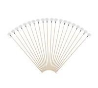 Hohopeti 20 pièces -oreilles Plume Oie à Long Manche Nettoyant Cérumen Professionnel Outil de Nettoyage Auriculaire Jetable pour Adultes Hygiène Auditive Pratique et Sûre