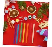 Hohopeti 200 Pièces Lot Bâtonnets Colorés Jumbo pour Bricolage Résistants et Réutilisables Bâtons de Glace Longs pour Projets DIY Artisanat Garçon Fille et Fournitures Scolaires