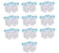 Hohopeti 20pièces De Prédiction Et Pour Nouveaux Parents Jeux De Shower Accessoires Pour Fête Prénatale Souvenirs Décoratives