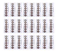 Hohopeti 24 pièces Carte Indicatrice Humidité Pcb Points Smd Contrôle Précis Vapeur Eau Indicateur Visuel de Changement Couleur Bleu à Rose Testeur Humidité pour Emballage et Stockage