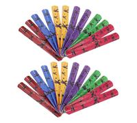 Hohopeti 24 Pièces Slap Bracelets Halloween Ninja Snap Wrist Bands Silicone DIY Wristlets For Party Favors School Rewards Bulk