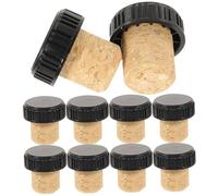 Hohopeti 24pièces Bouchons Liège Lot pour Bouteilles Verre Joint Étanche pour Vin Maison Bouchons Bouteille Stopper Vin Pratique Et Sûr