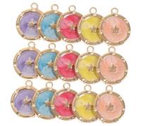 Hohopeti 25 pièces Pendentifs Étoile Alliage pour Création Bijoux DIY Breloques Légères et Durables pour Bracelets Colliers et Accessoires de Décoration