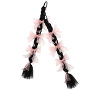 Hohopeti 2pcs Extensions de Queue de Cheval Tressée en Fibre Haute Température, Facile à Porter, Création de Nouveaux Styles, pour Femmes, Usage Quotidien, Attache Cheveux