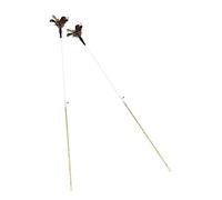 Hohopeti 2pièces à Plumes Interactives pour Chats Jouets Amusants pour Éveiller Instinct De Chasse des Félins