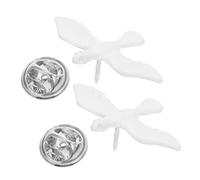 Hohopeti 2pièces Lot De Broches Miniatures Paix Épingles à Revers Bijoux Religieux Pour Communion Hommes Et Femmes