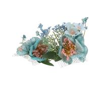 Hohopeti 2pièces Peigne Cheveux Hawaiien Fleur Artificielle Hibiscus Frangipanier Barrette Pinces Accessoires Mariage Fête Plage Luau