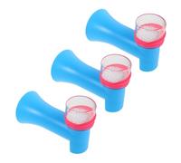 Hohopeti 3 Ensembles Modèle de Membrane de Tambour Robuste Plastique Kit DIY pour Garçon Fille Outil Pédagogique Sonore pour Classe et Éducation Précoce Démonstration Transmission du