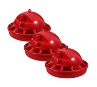 Hohopeti 3 pièces Abreuvoir Automatique Volaille Kit Gobelets Arrosage Poulet pour Poussins Canards Oies Maintien Hydratation Propre sans Gaspillage Adapté Élevages Domestiques et