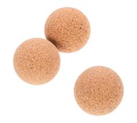 Hohopeti 3 pièces Balles de Remplacement Liège Foot de Boules Bois Durables Légères et Résistantes pour Accessoires de Football de Table Portables