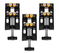 Hohopeti 3 pièces Étau de Table Mini Multifonction Alliage Aluminium Pince Réglable pour Bricolage Sculpture Réparation Bijoux et Montres Lot pour Atelier