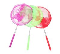 Hohopeti 3 pièces Filets Attrape-Insectes Télescopiques INOX pour Garçon Fille Extérieur Éducatif pour Exploration Nature