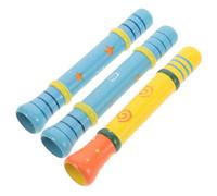 Hohopeti 3 pièces Jouets à Sifflet Bois Colorés pour Garçon Fille Instruments Musicaux Éducatifs Bois Durables et Sûrs pour Éveil Musical Garçon Fille Couleur Aléatoire Couleur Aléatoire