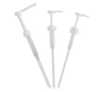 Hohopeti 3 pièces Pompe Doseuse pour Sirop et Boissons Têtes de Pompe Distributeur Poussoir Pratique et Compatible avec Diverses Bouteilles
