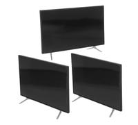 Hohopeti 3 Pièces Scale Tiny Television Furniture Accessories Metal Plastic Mini TV for Playhouse Scene and Pretend Play