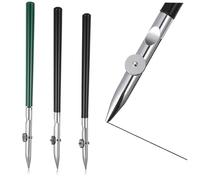 Hohopeti 3 Pièces Set de Stylos Règle Réglables pour Tracer des Lignes Outils de Dessin Technique et Art Pinceaux à Encre pour Lignes Fines S