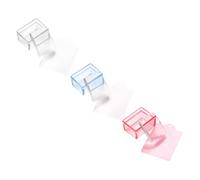 Hohopeti 3 pièces Tampon Manucure Kit Nail Art avec Rectangulaires DIY Accessoires Stamping Pochoir Ongles pour French Manucure Pédicure