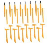 Hohopeti 30 pièces Kit Fouille Archéologique Garçon Fille Outils Excavation Marteau Ciseau Brosse Sécurisés pour Creuser Œufs Fossiles Dinosaure Paléontologue Junior