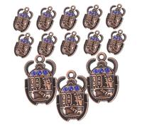 Hohopeti 30pièces Breloques Scarabées Égyptiens pour Bracelet Pendentif avec Cristaux Création Bijoux DIY Charmes pour Accessoiriser Colliers et Porte-clés